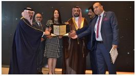 Abu-Ghazaleh Receives International Development and Peace Makers Award in Dubai